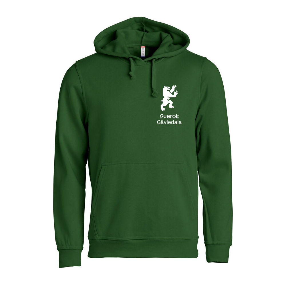 Basic Hoody Buteljgrön