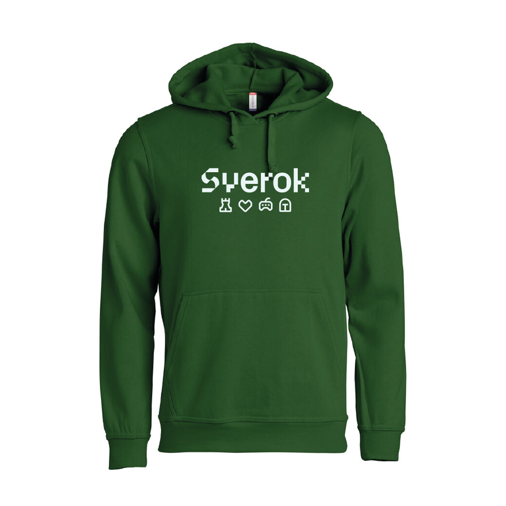 Basic Hoody Unisex Buteljgrön