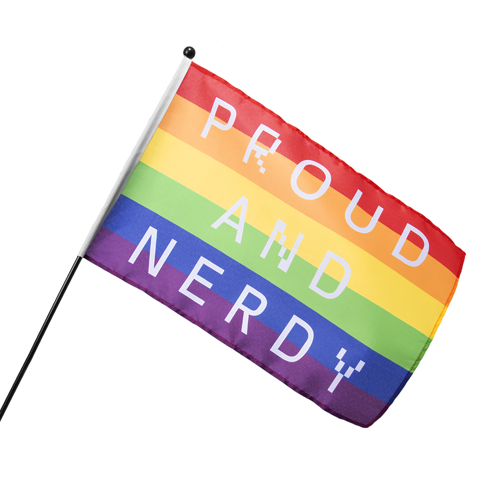 Handflagga Pride Premium