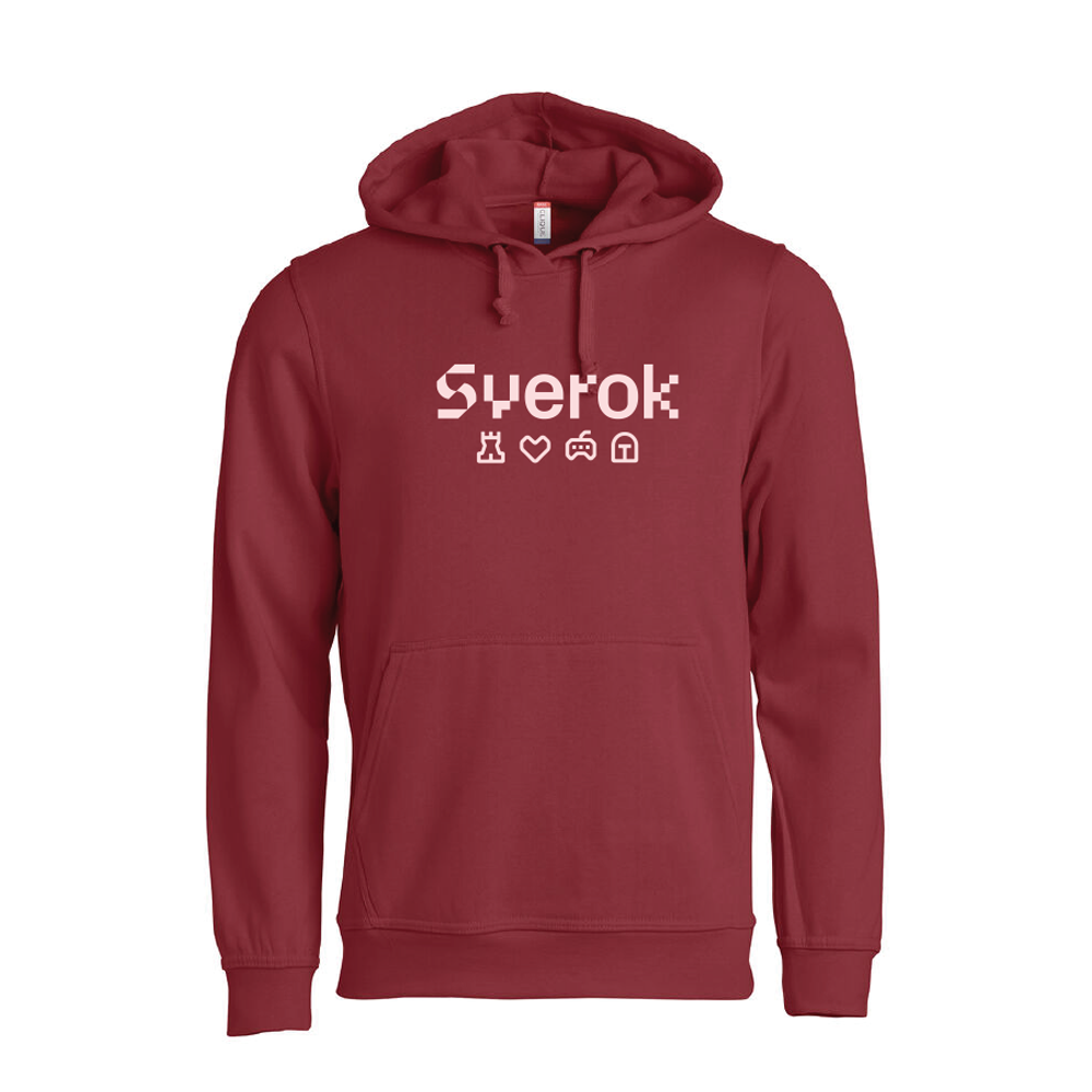 Basic Hoody Unisex Burgundy