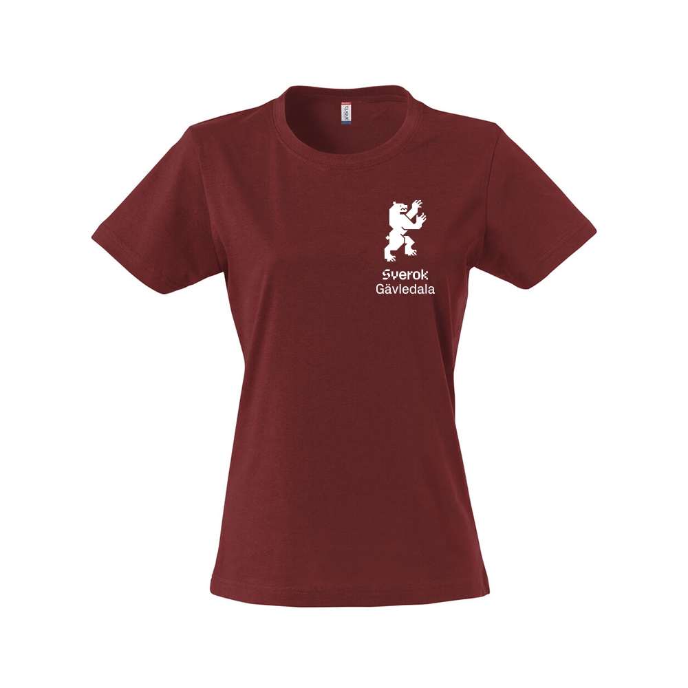 Basic-T Dam Burgundy